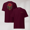 Bloom Guardian T-Shirt Retro – Farbe Kastanienbraun – Ansicht 1