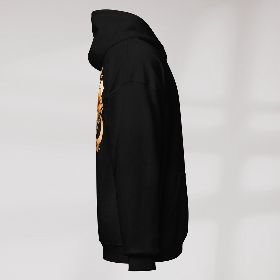Bloom Seeker Hoodie Soft – Farbe Schwarz – Ansicht 1