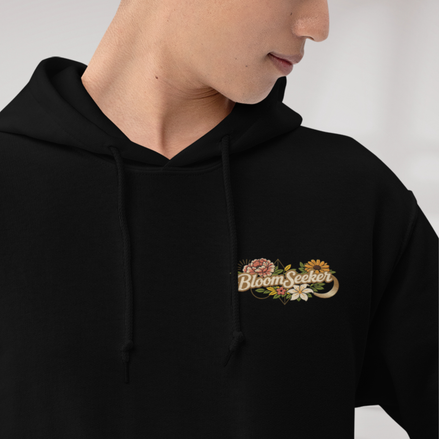 Bloom Seeker Hoodie Soft – Farbe Schwarz – Ansicht 2
