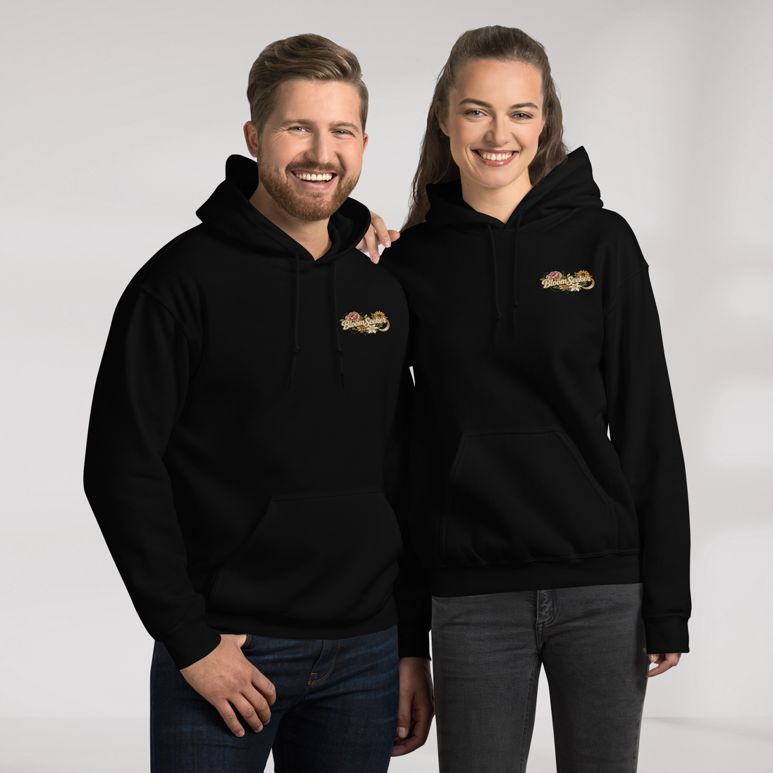 Bloom Seeker Hoodie Soft – Farbe Schwarz – Ansicht 5