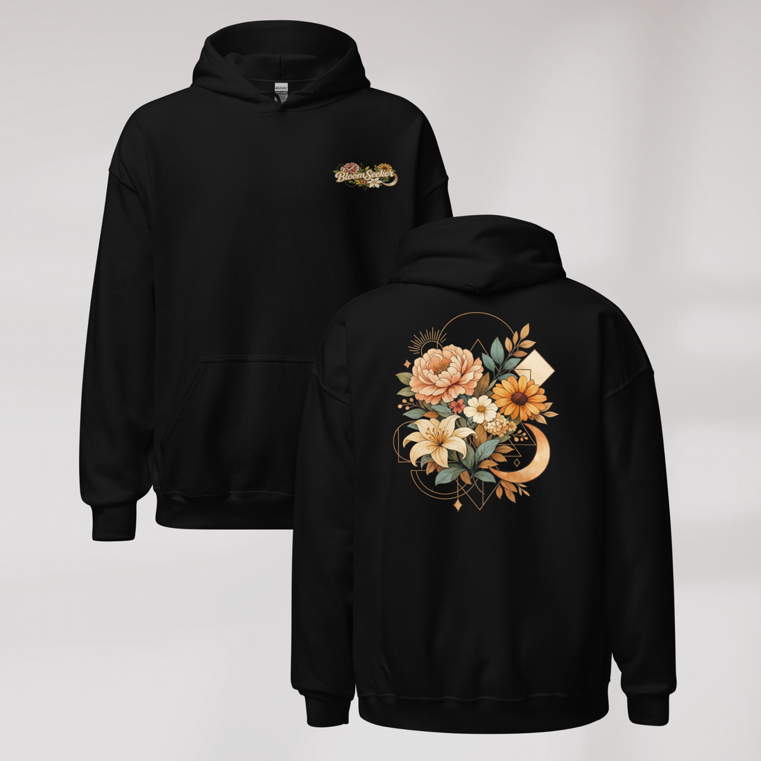 Bloom Seeker Hoodie Soft – Farbe Schwarz – Ansicht 9