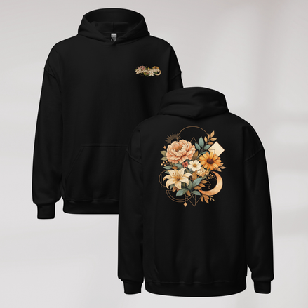 Bloom Seeker Hoodie Soft – Farbe Schwarz – Ansicht 9