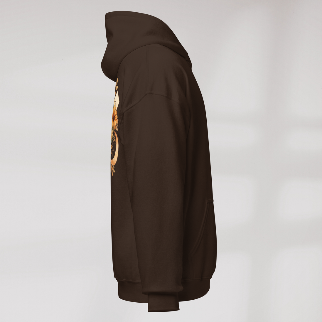 Bloom Seeker Hoodie Soft – Farbe Dunkle Schokolade – Ansicht 4