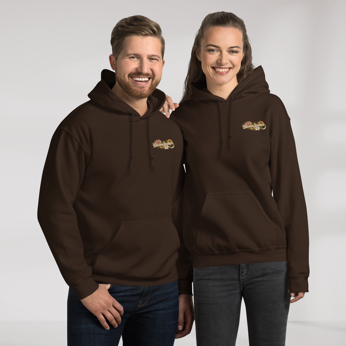 Bloom Seeker Hoodie Soft – Farbe Dunkle Schokolade – Ansicht 5