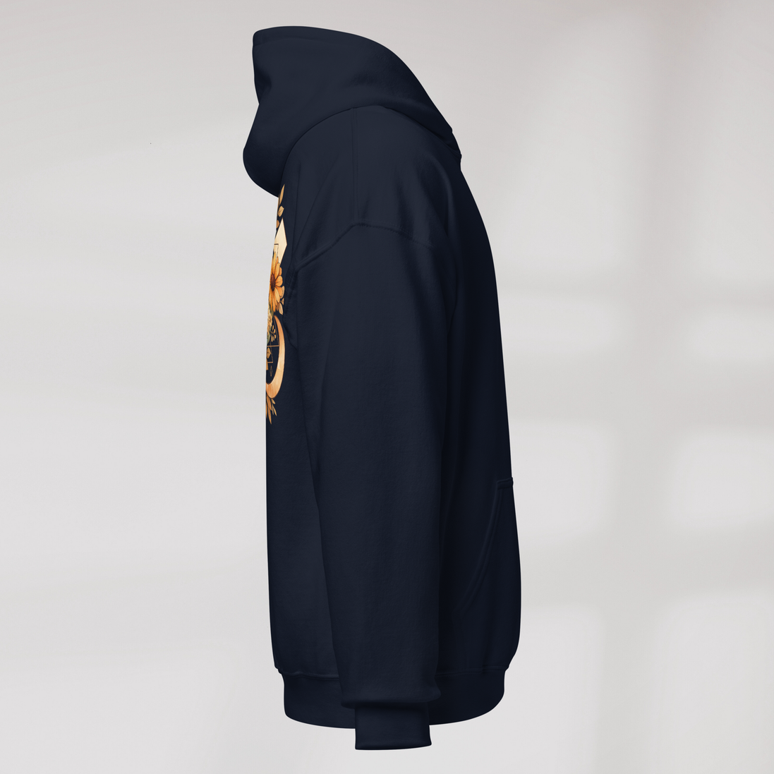 Bloom Seeker Hoodie Soft – Farbe Navy – Ansicht 9