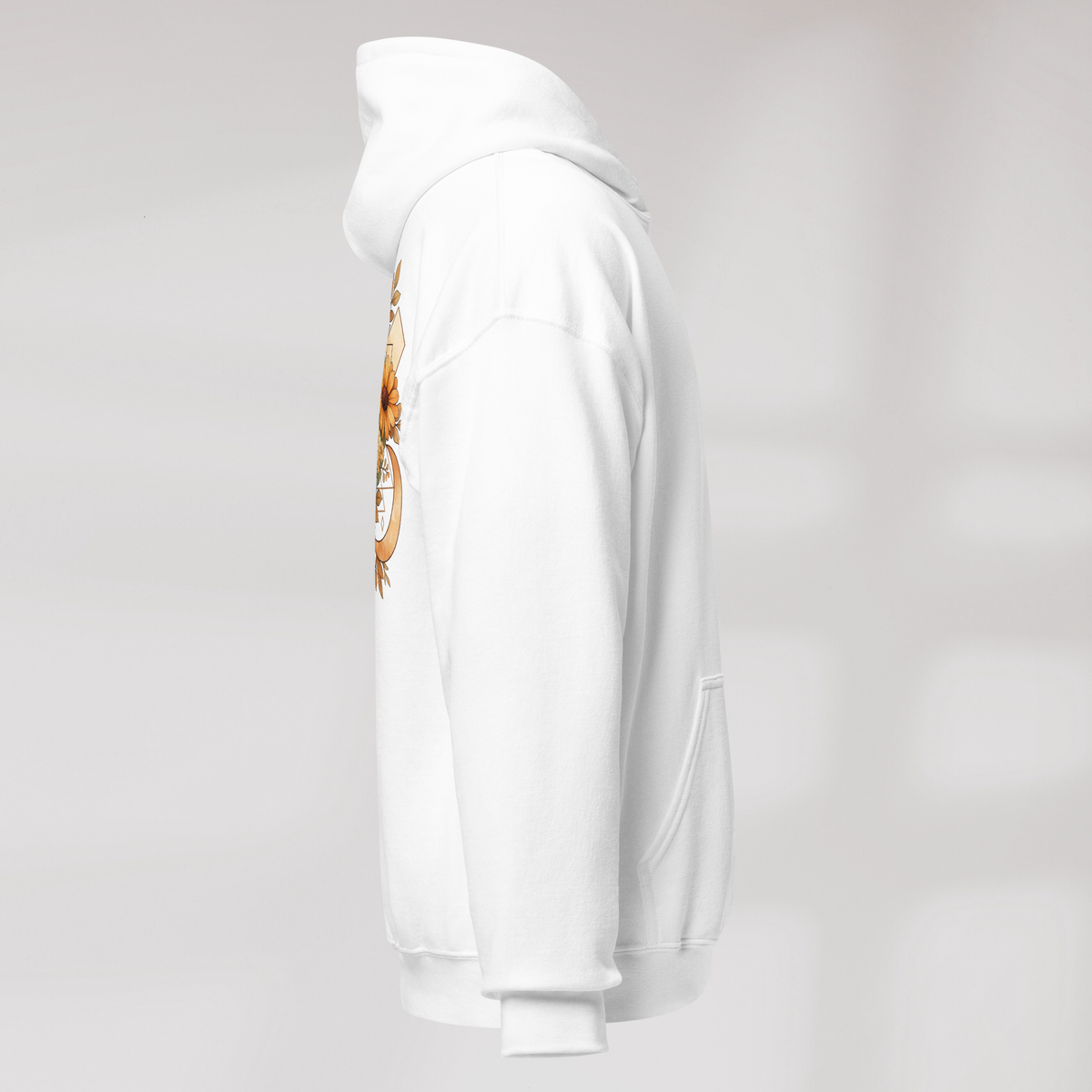 Bloom Seeker Hoodie Soft – Farbe Weiß – Ansicht 3