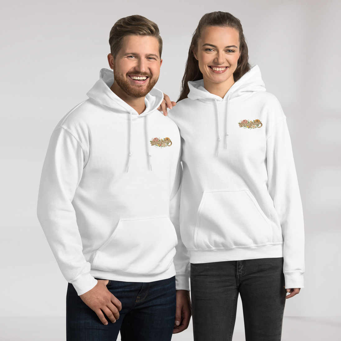 Bloom Seeker Hoodie Soft – Farbe Weiß – Ansicht 9