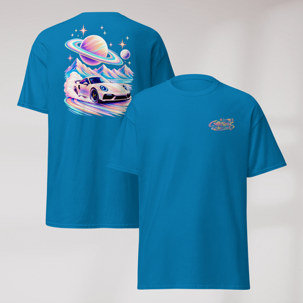 Cosmic Cruiser T-Shirt Soft – Farbe Saphir – Ansicht 1