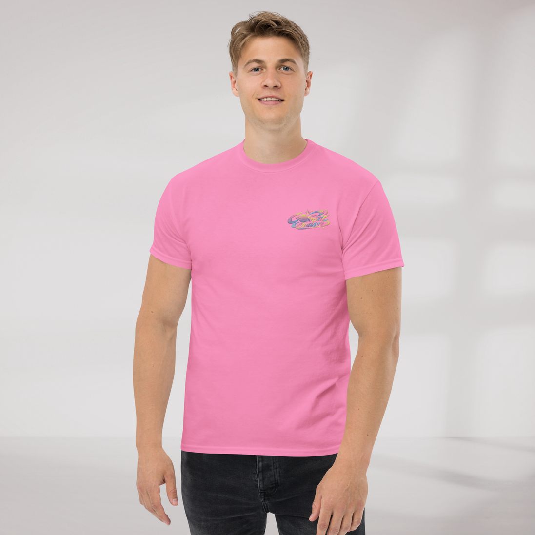 Cosmic Cruiser T-Shirt Soft – Farbe Azalee – Ansicht 3