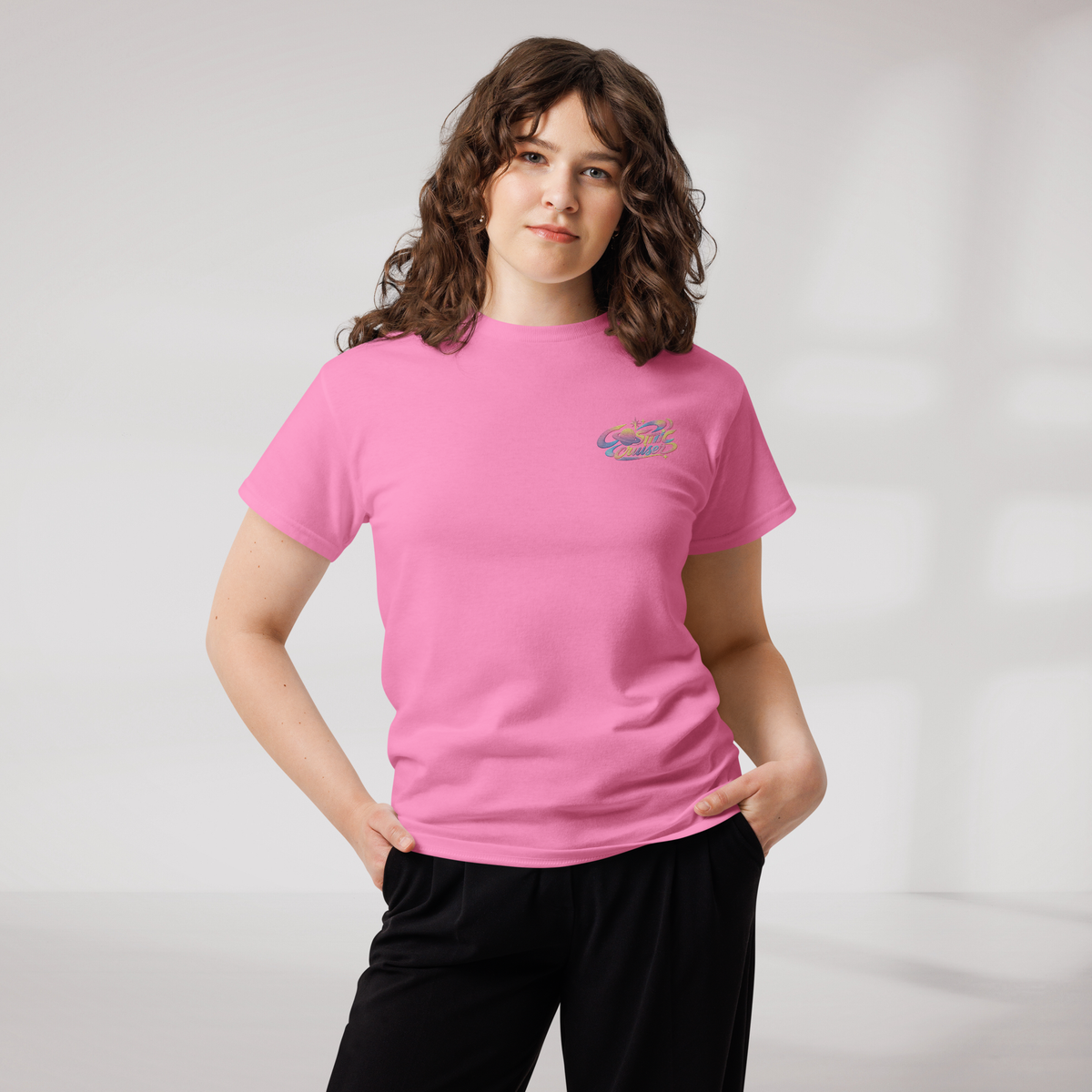 Cosmic Cruiser T-Shirt Soft – Farbe Azalee – Ansicht 6