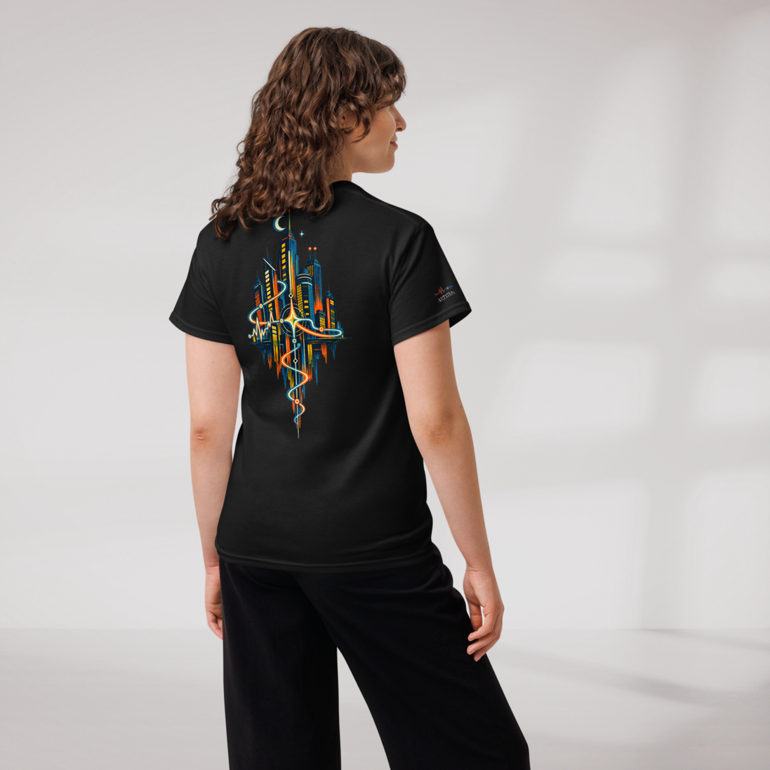Pulse Wanderer T-Shirt Retro – Farbe Schwarz – Ansicht 9