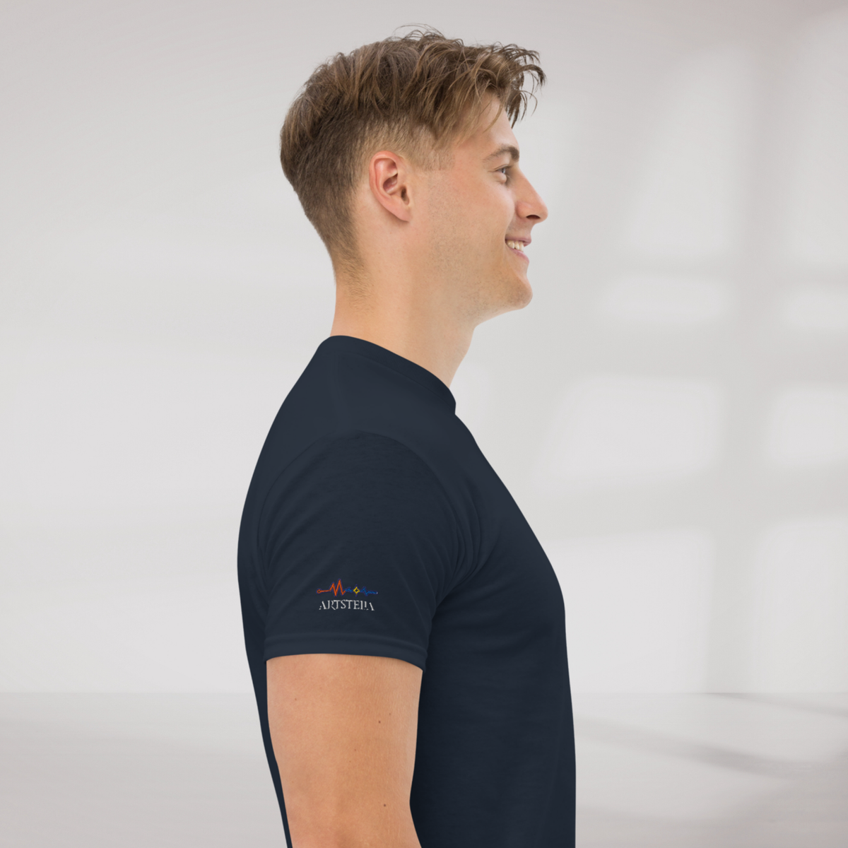 Pulse Wanderer T-Shirt Retro – Farbe Navy – Ansicht 4