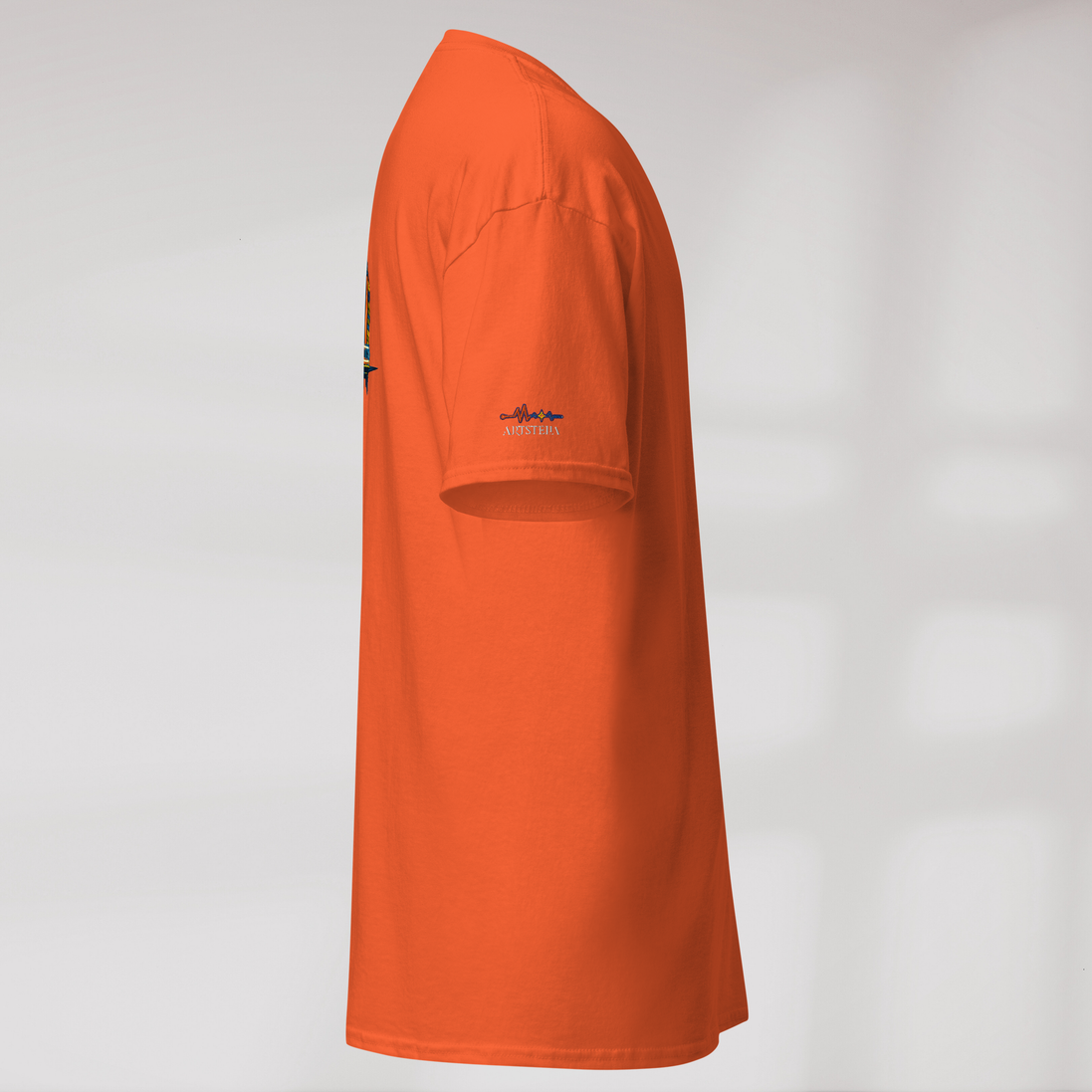 Pulse Wanderer T-Shirt Retro – Farbe Orange – Ansicht 2