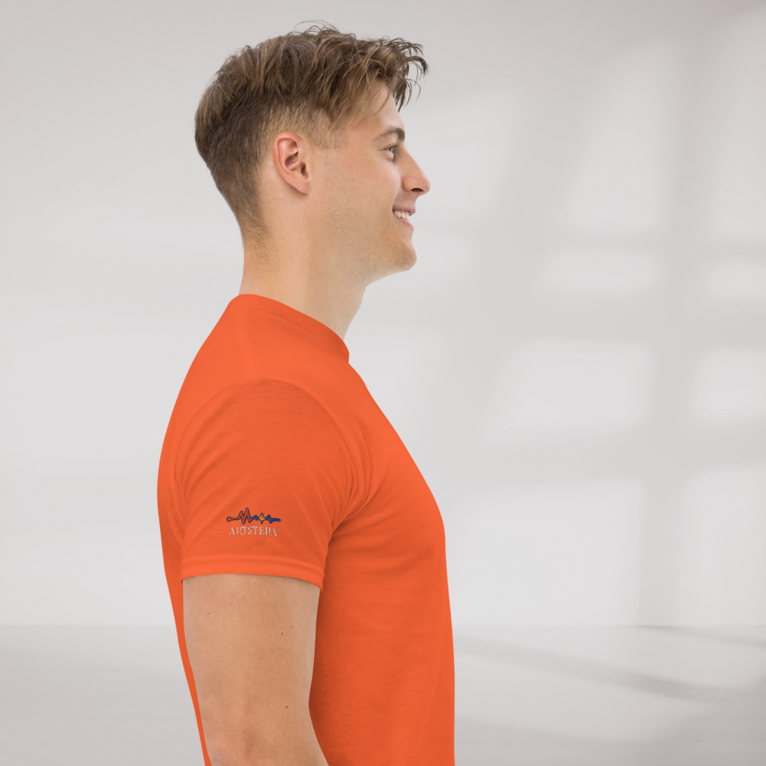 Pulse Wanderer T-Shirt Retro – Farbe Orange – Ansicht 4
