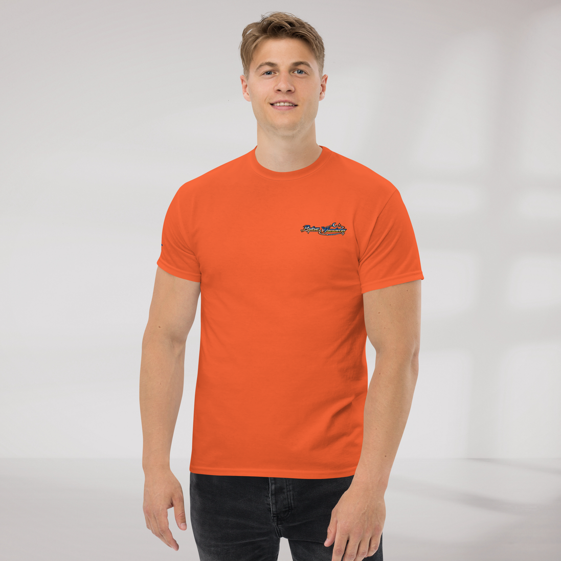 Pulse Wanderer T-Shirt Retro – Farbe Orange – Ansicht 6