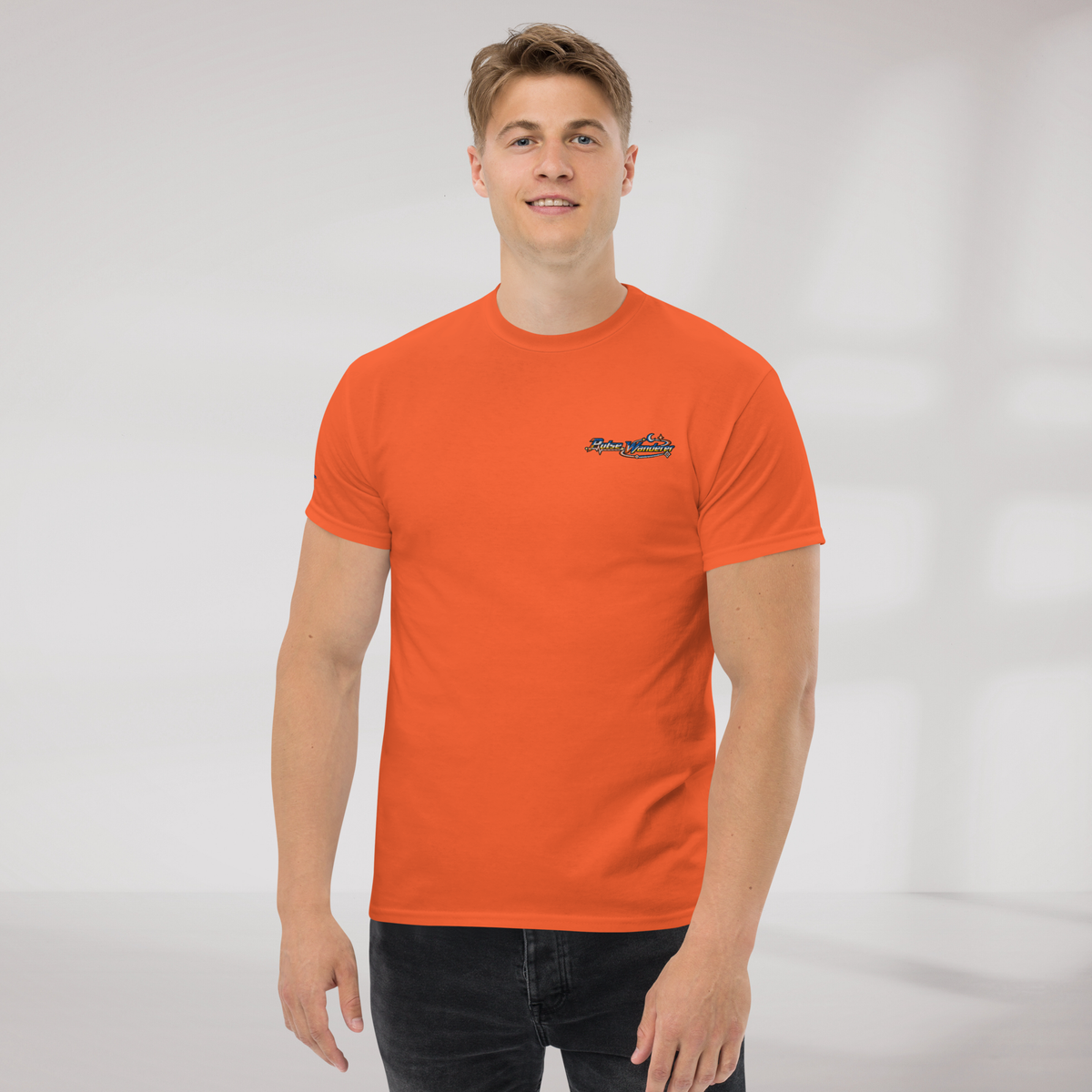 Pulse Wanderer T-Shirt Retro – Farbe Orange – Ansicht 6