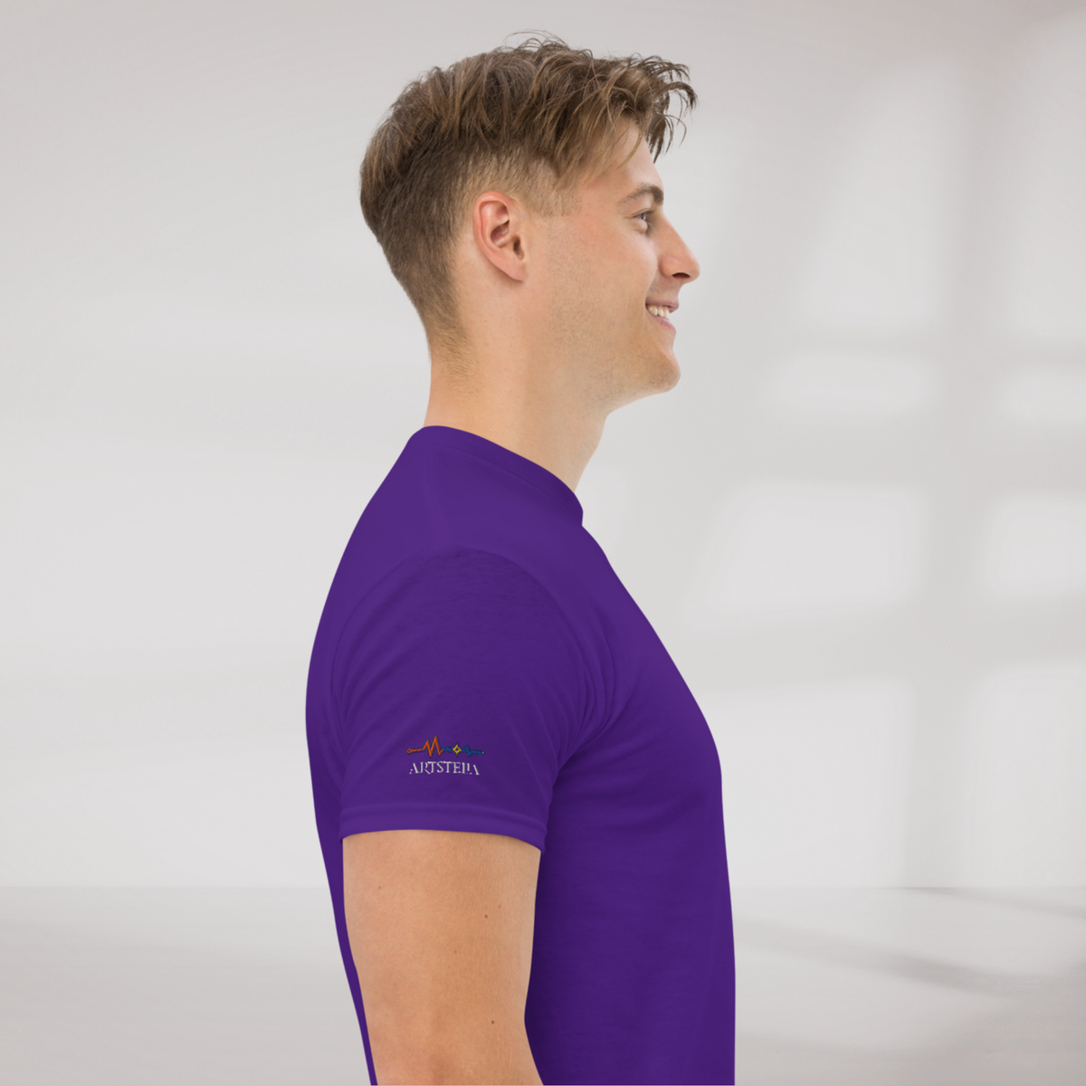 Pulse Wanderer T-Shirt Retro – Farbe Lila – Ansicht 4