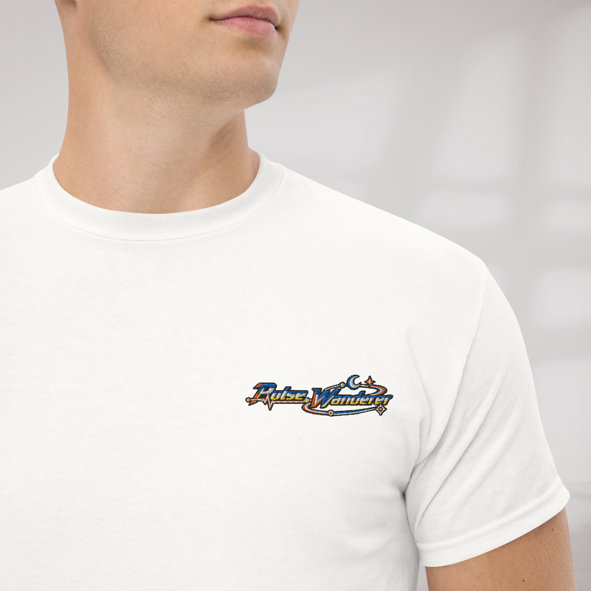 Pulse Wanderer T-Shirt Retro – Farbe Weiß – Ansicht 3