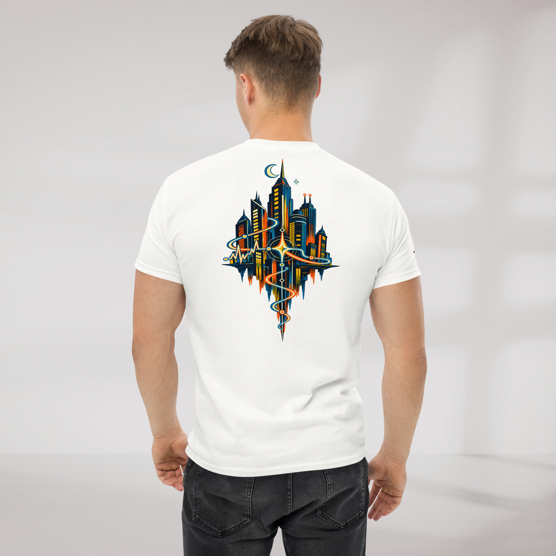 Pulse Wanderer T-Shirt Retro – Farbe Weiß – Ansicht 7