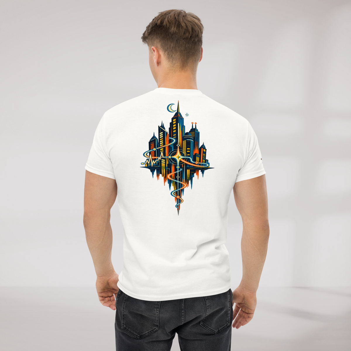 Pulse Wanderer T-Shirt Retro – Farbe Weiß – Ansicht 7