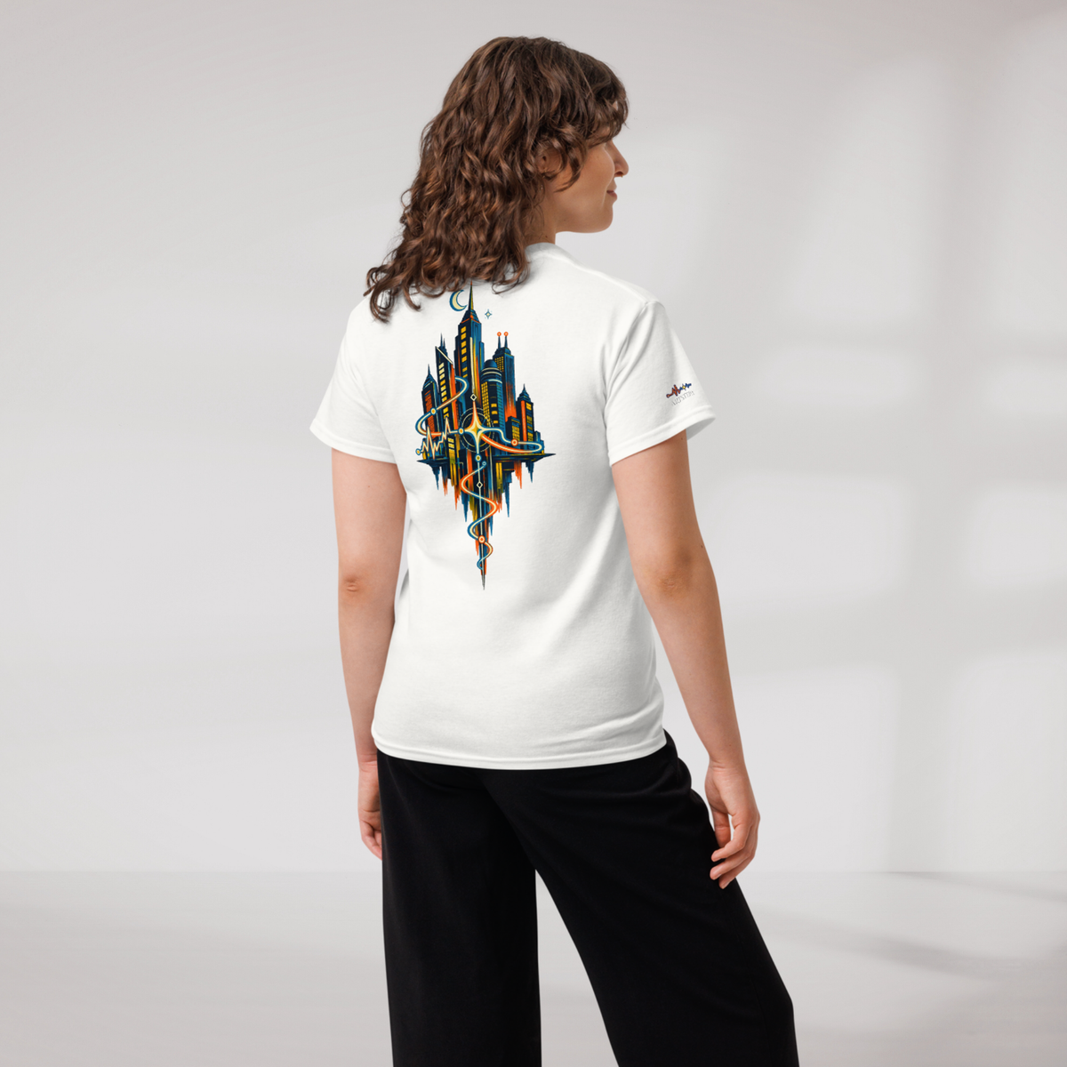 Pulse Wanderer T-Shirt Retro – Farbe Weiß – Ansicht 9