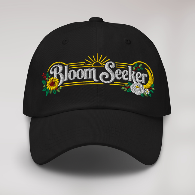 Bloom Seeker Cap Retro – Farbe Schwarz – Ansicht 1