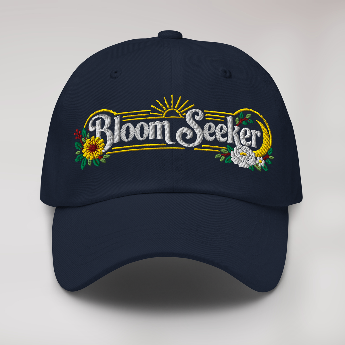 Bloom Seeker Cap Retro – Farbe Navy – Ansicht 1