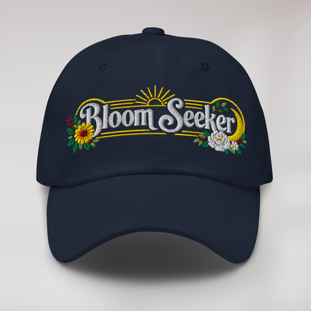 Bloom Seeker Cap Retro – Farbe Navy – Ansicht 1