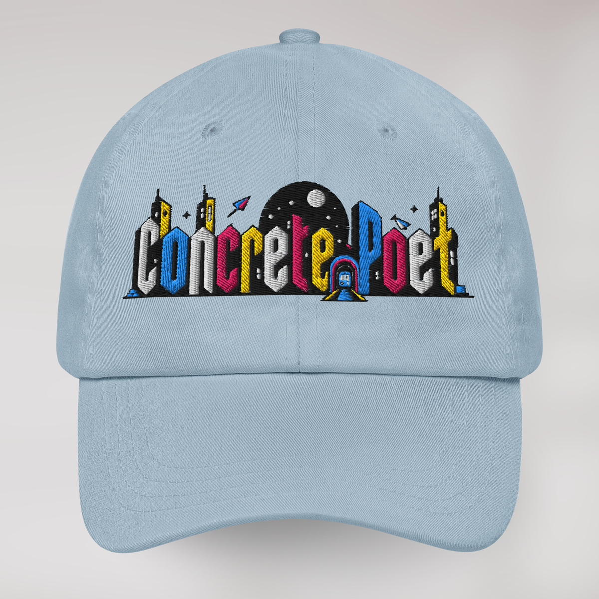 Concrete Poet Cap Vibrant – Farbe Hellblau – Ansicht 1