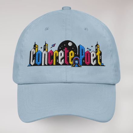 Concrete Poet Cap Vibrant – Farbe Hellblau – Ansicht 1