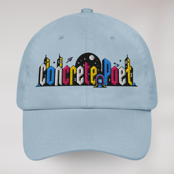 Concrete Poet Cap Vibrant – Farbe Hellblau – Ansicht 1