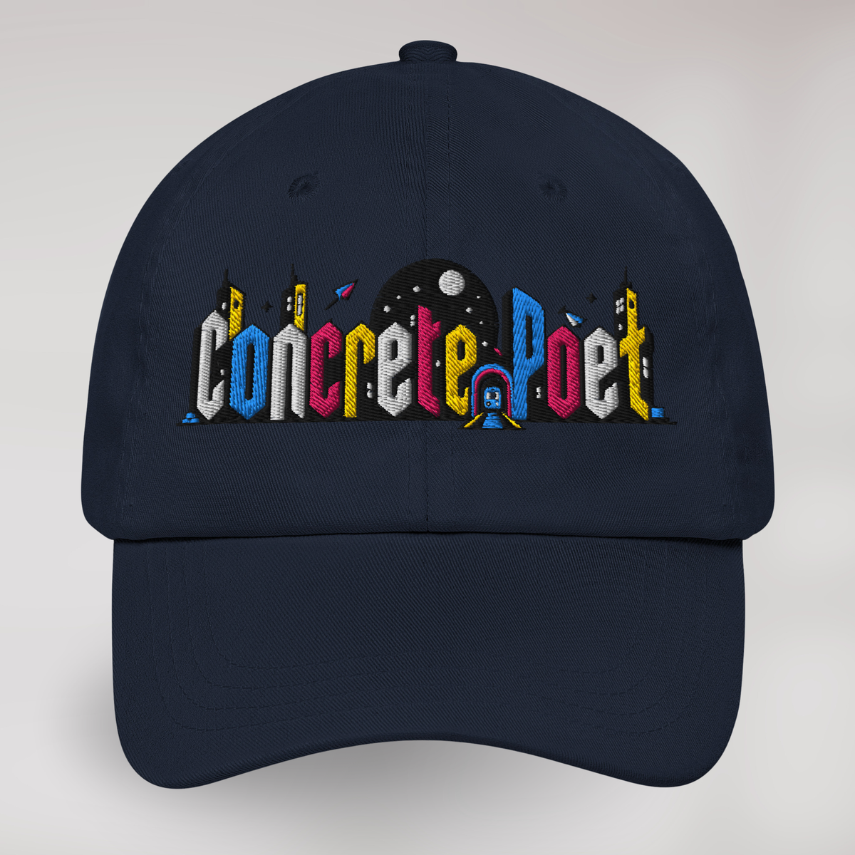 Concrete Poet Cap Vibrant – Farbe Navy – Ansicht 1