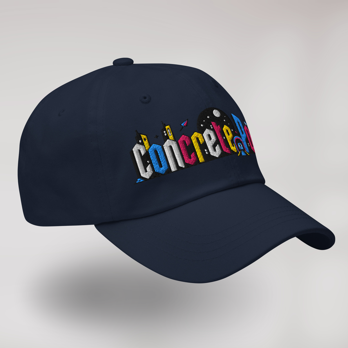 Concrete Poet Cap Vibrant – Farbe Navy – Ansicht 3