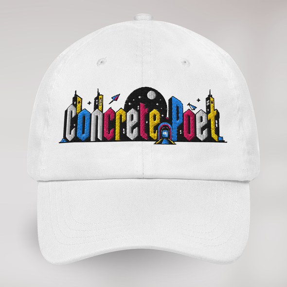 Concrete Poet Cap Vibrant – Farbe Weiß – Ansicht 2