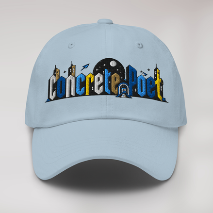 Concrete Poet Cap Vibrant – Farbe Hellblau – Ansicht 1
