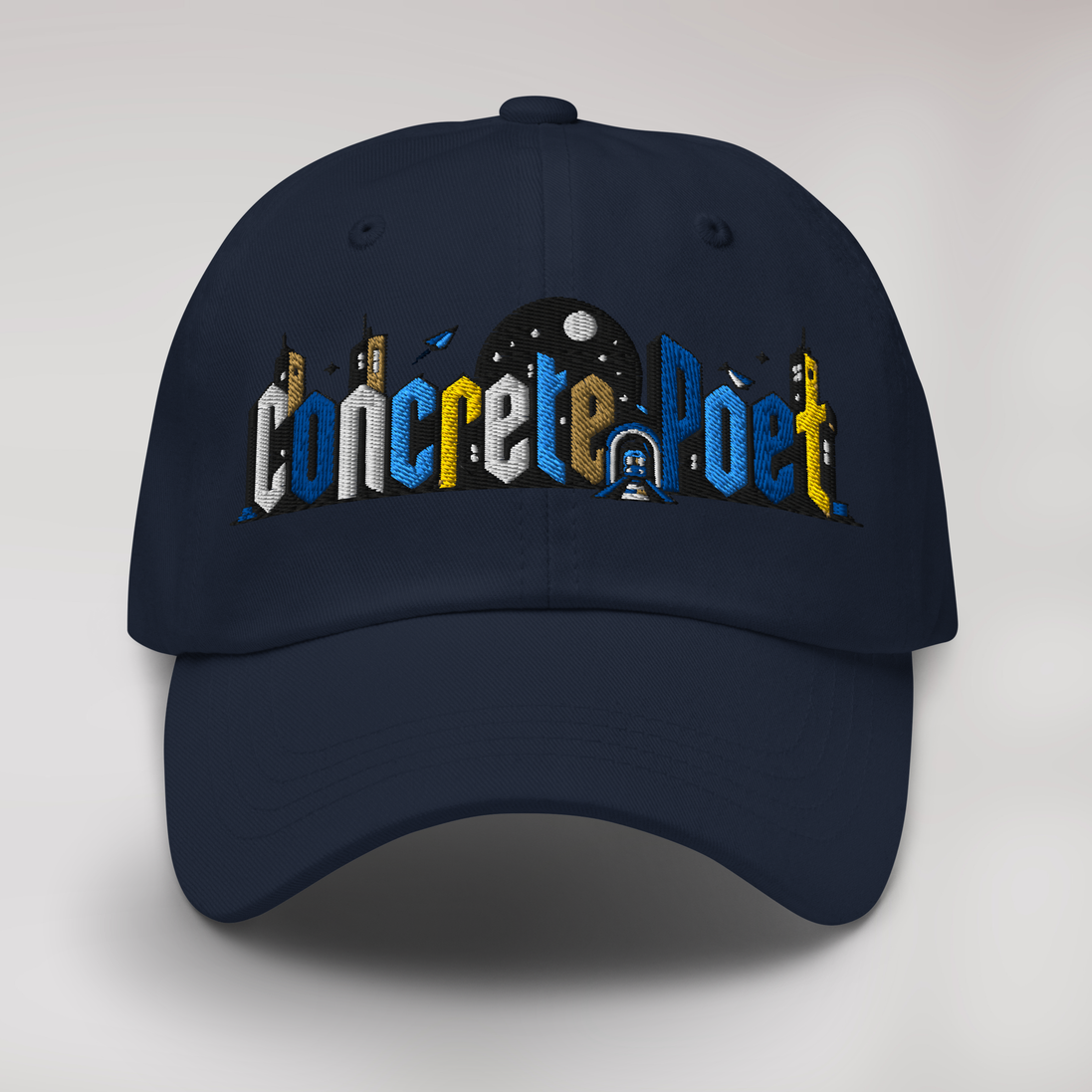 Concrete Poet Cap Vibrant – Farbe Navy – Ansicht 1