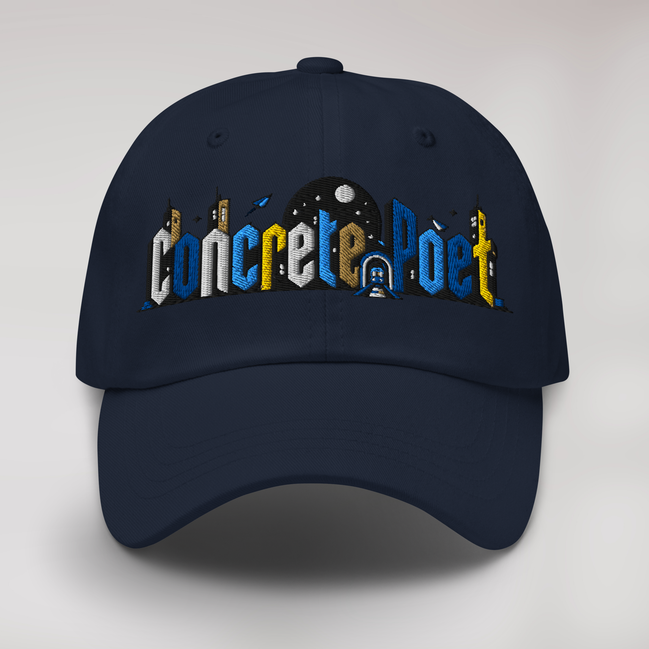 Concrete Poet Cap Vibrant – Farbe Navy – Ansicht 1