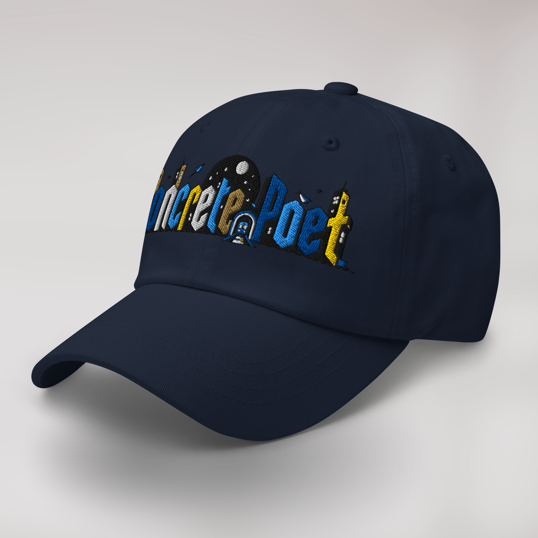 Concrete Poet Cap Vibrant – Farbe Navy – Ansicht 3