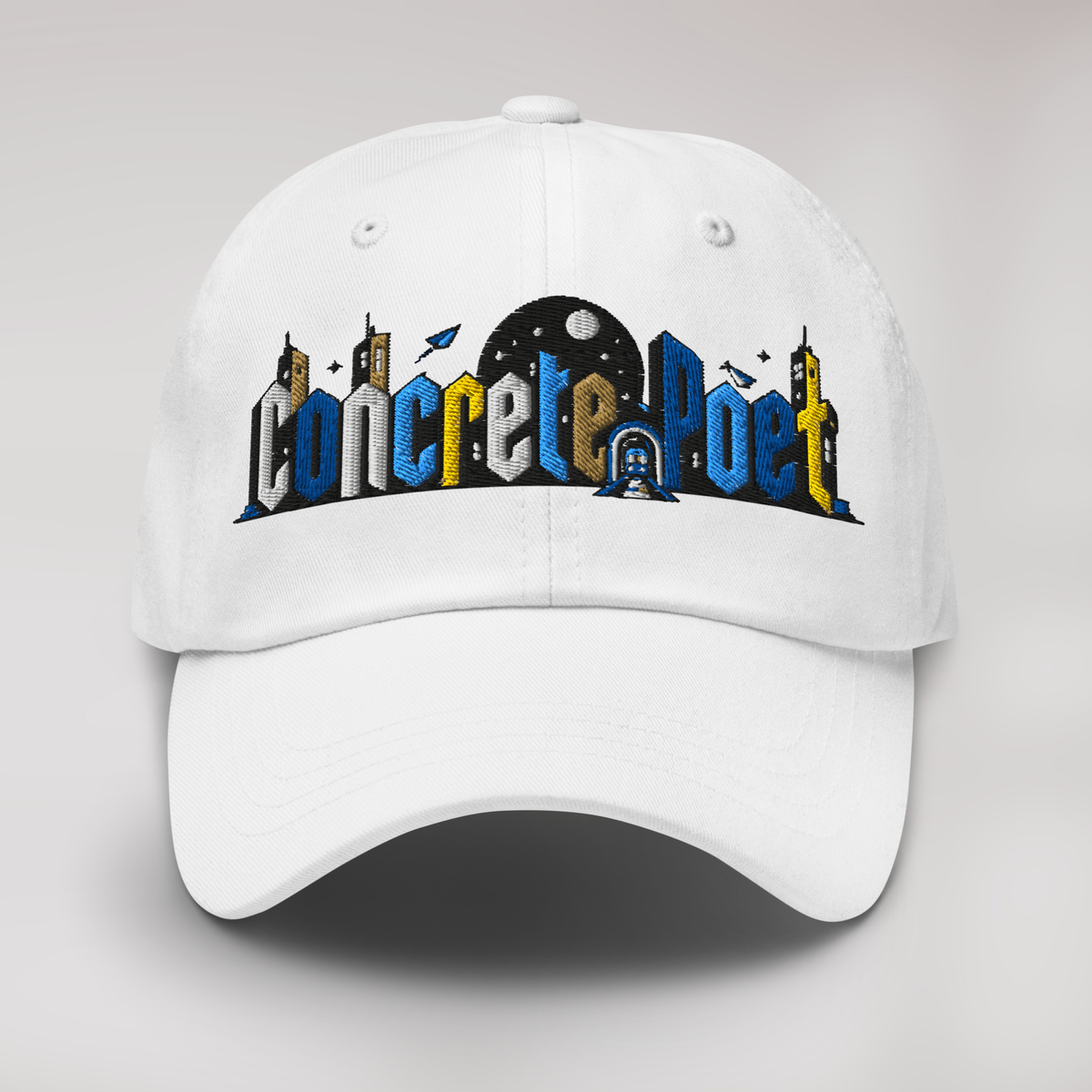 Concrete Poet Cap Vibrant – Farbe Weiß – Ansicht 1