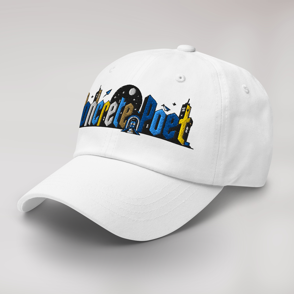 Concrete Poet Cap Vibrant – Farbe Weiß – Ansicht 3