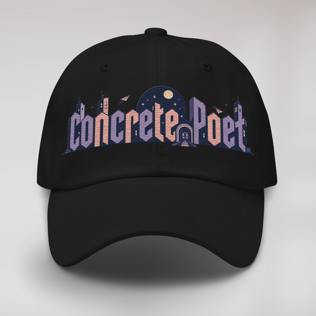 Concrete Poet Cap Soft – Farbe Schwarz – Ansicht 1