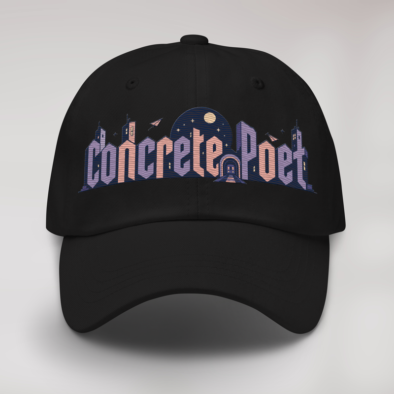 Concrete Poet Cap Soft – Farbe Schwarz – Ansicht 1