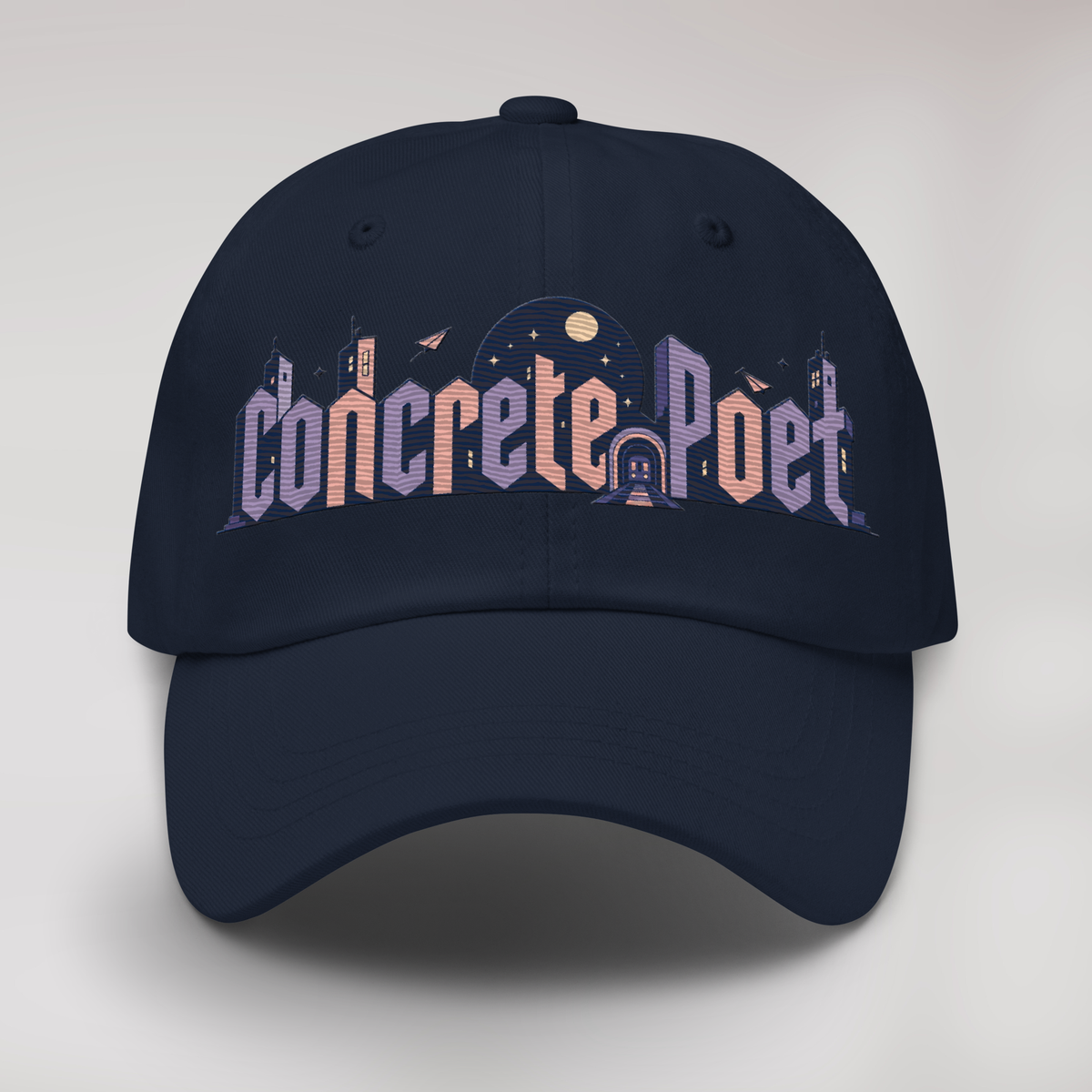 Concrete Poet Cap Soft – Farbe Navy – Ansicht 1
