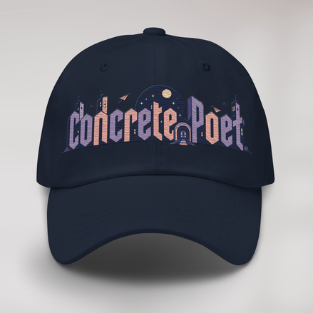 Concrete Poet Cap Soft – Farbe Navy – Ansicht 1