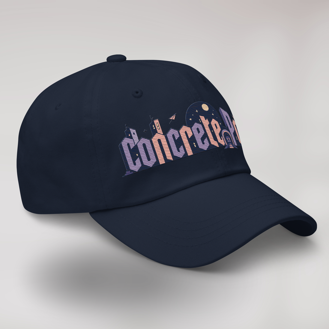 Concrete Poet Cap Soft – Farbe Navy – Ansicht 3