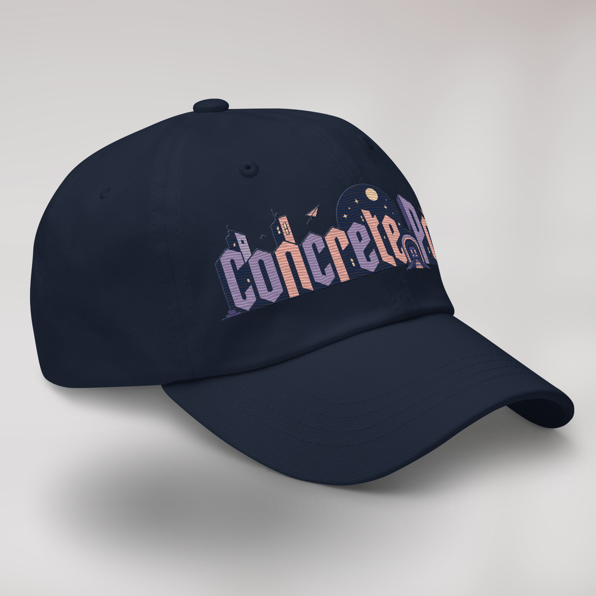 Concrete Poet Cap Soft – Farbe Navy – Ansicht 3