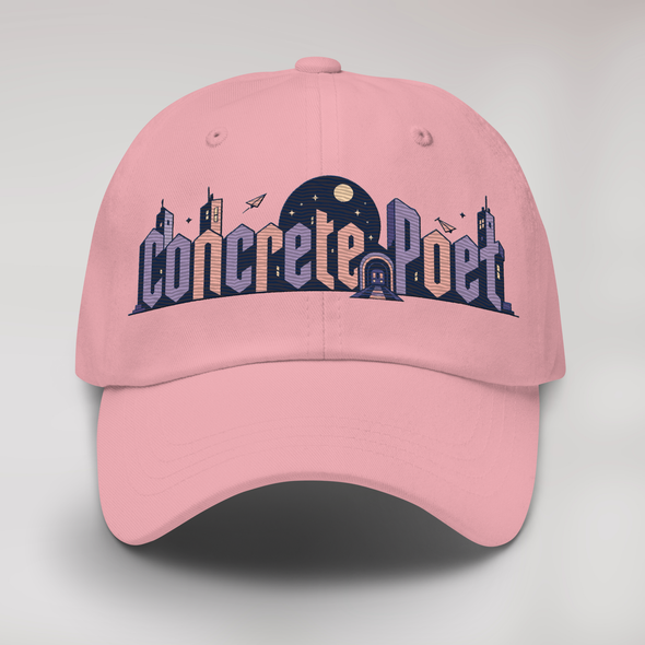 Concrete Poet Cap Soft – Farbe Pink – Ansicht 1