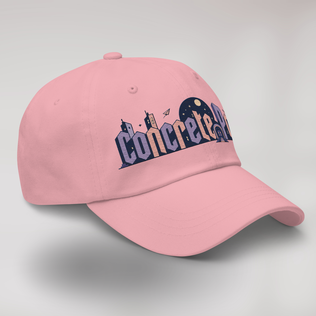 Concrete Poet Cap Soft – Farbe Pink – Ansicht 3