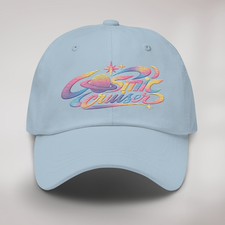 Cosmic Cruiser Cap Soft – Farbe Hellblau – Ansicht 1