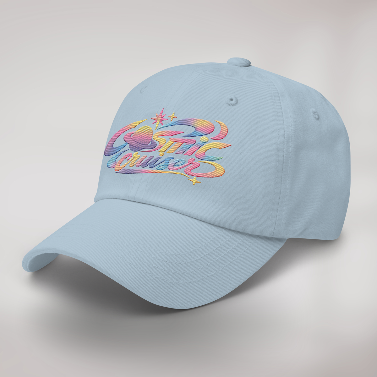 Cosmic Cruiser Cap Soft – Farbe Hellblau – Ansicht 4